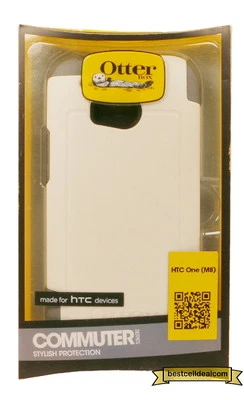 Nueva funda Otterbox Commuter Series para HTC One M8 blanco glaciar 77-40429  Foto 1 de 4