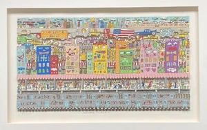 James Rizzi: Original 3D "GOING PLACES", Autographed, Framed, 1994, Out of Print - Picture 1 of 15