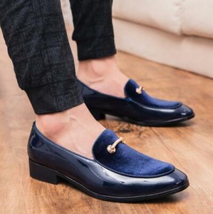 New Oxfords Mens Velvet Leather Wedding Pointy Toe Dress Formal Leisure Shoes
