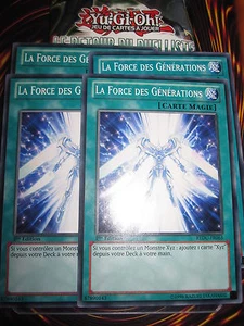 YU-GI-OH! COM LA FORCE DES GENERATIONS REDU-FR063 LOT DE 4 (PLAYSET) MINT ED1 FR - Imagen 1 de 1