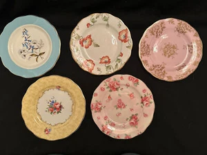 Royal Albert 100 Years 1950-1990 Plate Set 8" Multicolor 5 Piece #40017562 New - Picture 1 of 18