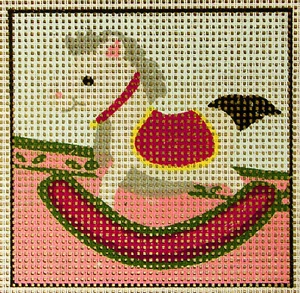Rocking Horse – easy-to-do beginners tapestry canvas - Picture 1 of 1