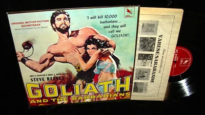 Les Baxter LP Varese Sarabande 81078 Goliath and the Barbarians 1979 reissue - Image 1 of 2