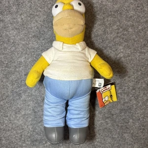 Peluche pupazzo vintage Homer Simpson 12" con etichette 2005 Russ 38226 nuovo con etichetta - Foto 1 di 7