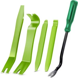GOOACC 5PCS Auto Trim Removal Tool Kit No-Scratch 5Pcs, Green  - Picture 1 of 7