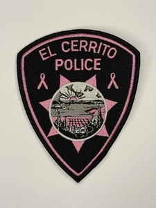 El Cerrito California Police Department Pink Patch - Picture 1 of 2