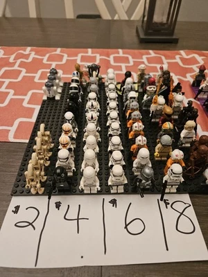 Lego Star Wars Minifig Lot Priced Per Pics $2, 4, 6, 8 -Pick & Choose Contact Me - Image 1 of 4