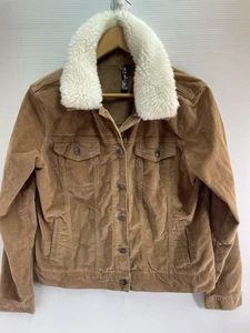 ed.it.ed Women’s Cotton Corduroy Button Up Long Sleeve Crop Jacket New Size 10 - Picture 1 of 14