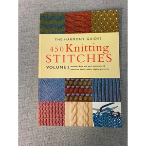 450 Knitting Stitches Volume 2 Harmony Guides book - Picture 1 of 12