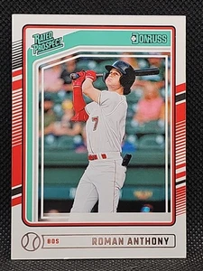 2024 Donruss Baseball Roman Anthony Rated Prospect #122 Boston Red Sox Rookie - Bild 1 von 2