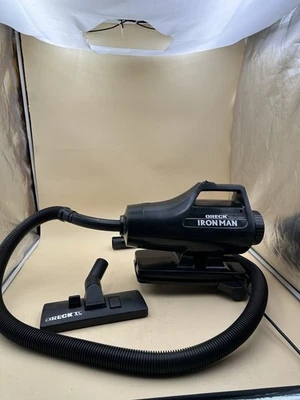 ORECK XL IRONMAN HANDHELD CANISTER VACUUM IM-90 W/HOSE PREOWNED - Image 1 of 4