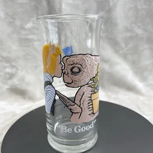 1982 E.T. Extra Terrestrial Glass Pizza Hut Limited Edition "Be Good"  Vintage - Picture 1 of 7