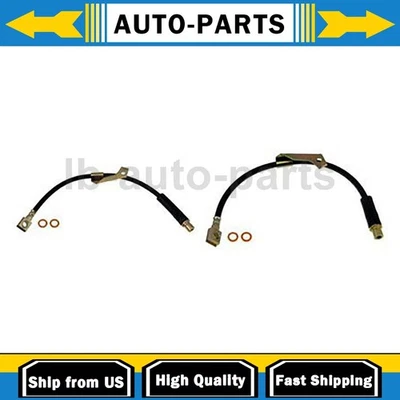 前刹车软管 2x 适用于 2002 - 2003 Saturn Vue 3.0L 2003 Saturn Vue 2.2L — 第 1/4 张图片