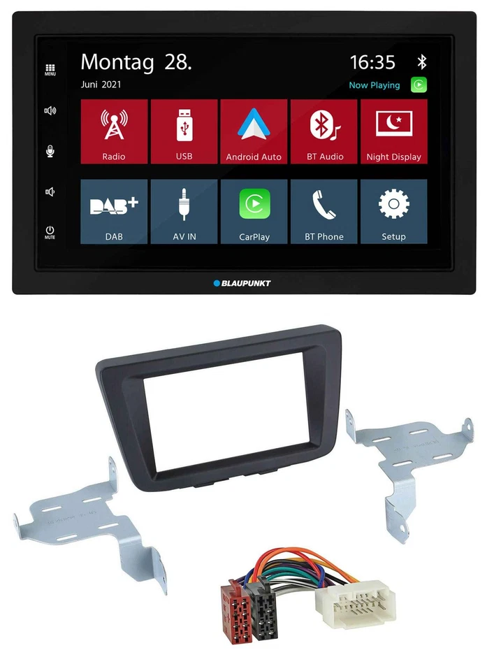 Blaupunkt MP3 Bluetooth DAB 2DIN USB Autoradio für Suzuki Baleno EW ab 2016 - Bild 1 von 4