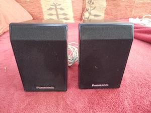 Pair Of Panasonic Surround Sound Cube Speakers 125 Watts Each - SB-HF460 - Picture 1 of 11