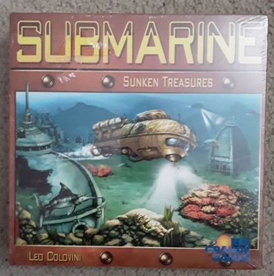 SUBMARINE Sunken Treasures Board Game Rio Grande Games Leo Colovini Sealed 2004 - Image 1 of 4