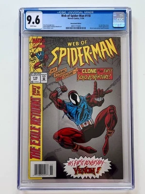 WEB OF SPIDER-MAN #118 CGC 9.6 NEWSSTAND (1994) 1st appearance of Scarlet Spider - Image 1 of 4