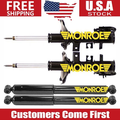 Amortiguador delantero trasero Monroe suspensión puntal 4X para Infiniti QX4 2000 2001 Foto 1 de 4
