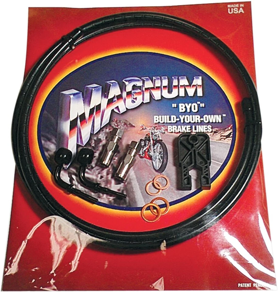 Magnum Shielding BYO® Build-Your-Own® Brake Line Kit Black HD FLS 1690 - 183 CM - Image 1 of 1