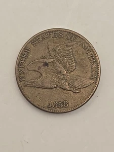 1858 Flying Eagle Cent USA Kupfermünze - Bild 1 von 6