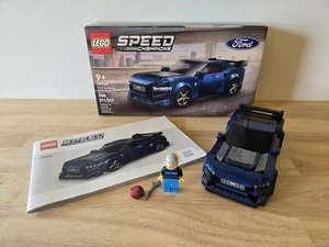 LEGO SPEED CHAMPIONS (76920) - Ford Mustang Dark Horse. Sieht komplett aus. Siehe Beschreibung - Bild 1 von 9
