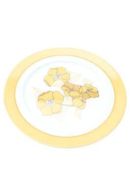 MELITTA Kinderteller Gelb Blumen Porzellan Retro Ø 18.5 cm - Bild 1 von 3