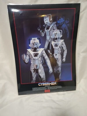 Cyberman Earthshock 1983 Print Andrew Skilleter Laminated Poster - Image 1 of 4