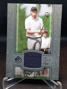 DJ Trahan | 2005 SP Signature Golf First Tee Fabrics #34 Rookie RC PGA Card - Picture 1 of 7