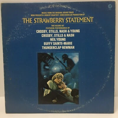 The Strawberry Statement - Original Sound Track - vinyl 2-lp (1970 MGM) VG+/VG - Image 1 of 4