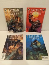 BATMAN TARZAN Claws of the Catwoman Graphic Novels 1999 Complete Parts 1-4 J2