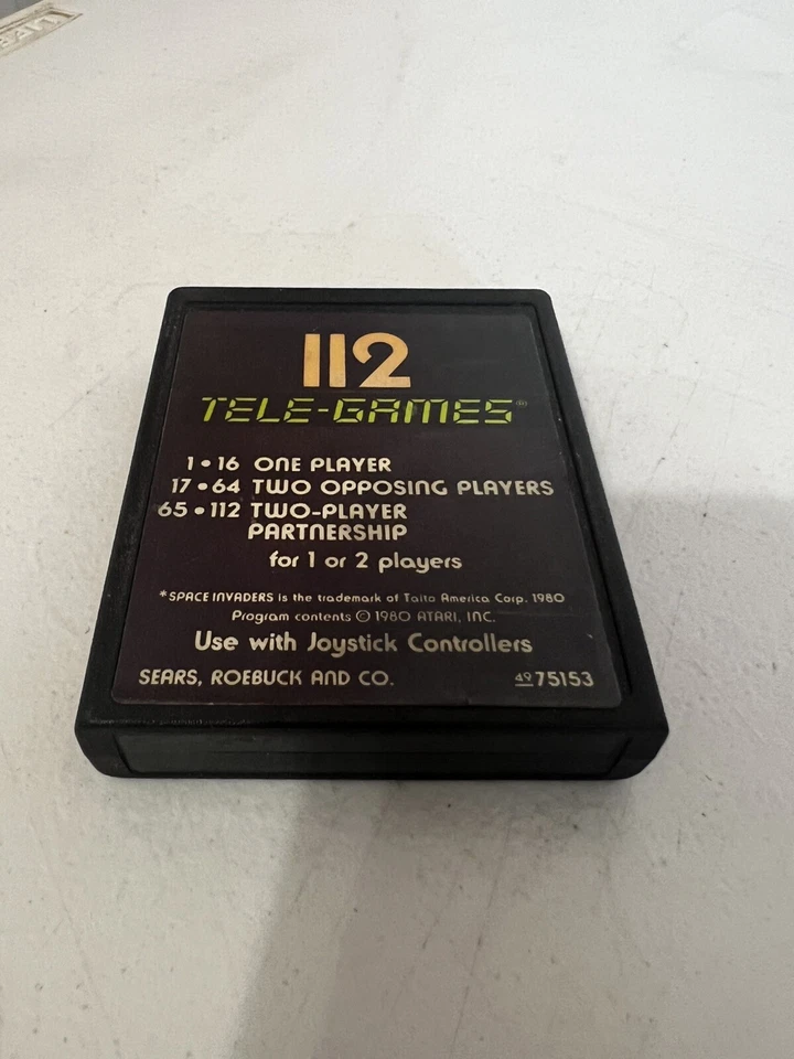 Space Invaders (Atari 2600, 1980) - Image 1 of 1