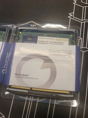 Timetec 16GB kit (8GBx2) DDR3L 1600MHz 1.35v/1.5v 2Rx8 CL11 - Image 1 of 2