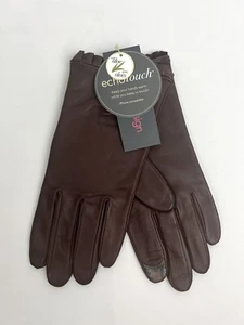 Neu mit Etikett Echo Touch Handschuhe Leder Damen Large braun - Bild 1 von 6
