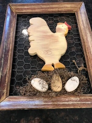 Chicken Wire Frame / Handmade - Image 1 of 4