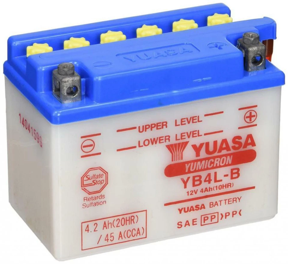 BATTERIA YUASA YB4L-B MBK 50 Booster Spirit 99 COD.YB4L-B