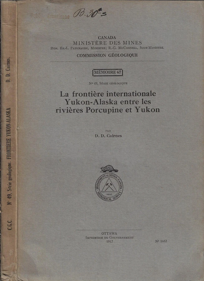 La frontière internationale Yukon-Alaska entre les rivières Porcupine et Yukon. - Immagine 1 di 1