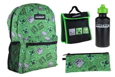 ASTRA SCHULSET RUCKSACK Schulrucksack Schultasche, MINECRAFT - Bild 1 von 4