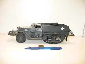 1:24 Huge Military Half Track USA Fully Metal, 29 Cm Long, 1 Kg - Picture 1 of 11