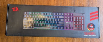 Redragon Mechanical Gaming Keyboard Wired, 11 Programmable Backlit Modes, Hot-Sw - Image 1 of 4