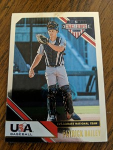 2020 USA Stars and Stripes Patrick Bailey San Francisco Giants Draft Pick