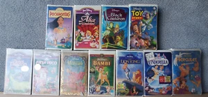 Disney Animation VHS Tapes Lot of 12  NEW - Picture 1 of 17