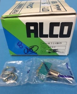 ALCO MTG426N 4PDT Toggle Switch 6A 125V - Picture 1 of 6