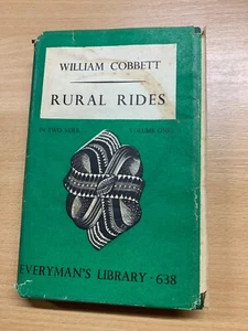 1948 WILLIAM COBBETT "RURAL RIDES" TRAVEL SMALL HARDBACK BOOK (P3) - Picture 1 of 18