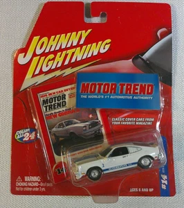 JOHNNY LIGHTNING ''MOTOR TREND'' - 1976 FORD MUSTANG COBRA II - WHITE - #14 - Picture 1 of 6