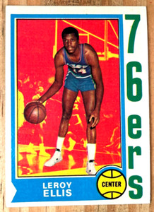1974-75 TOPPS LEROY ELLIS CARD#111 ST JOHN'S LA LAKERS TRAIL BLAZERS 76ERS