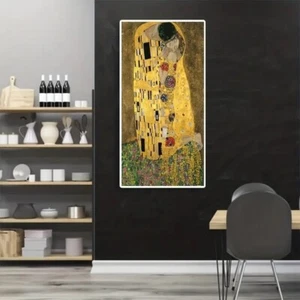 5D Diamond Painting Kits 40X70cm - Gustav Klimt The Kiss - Picture 1 of 6