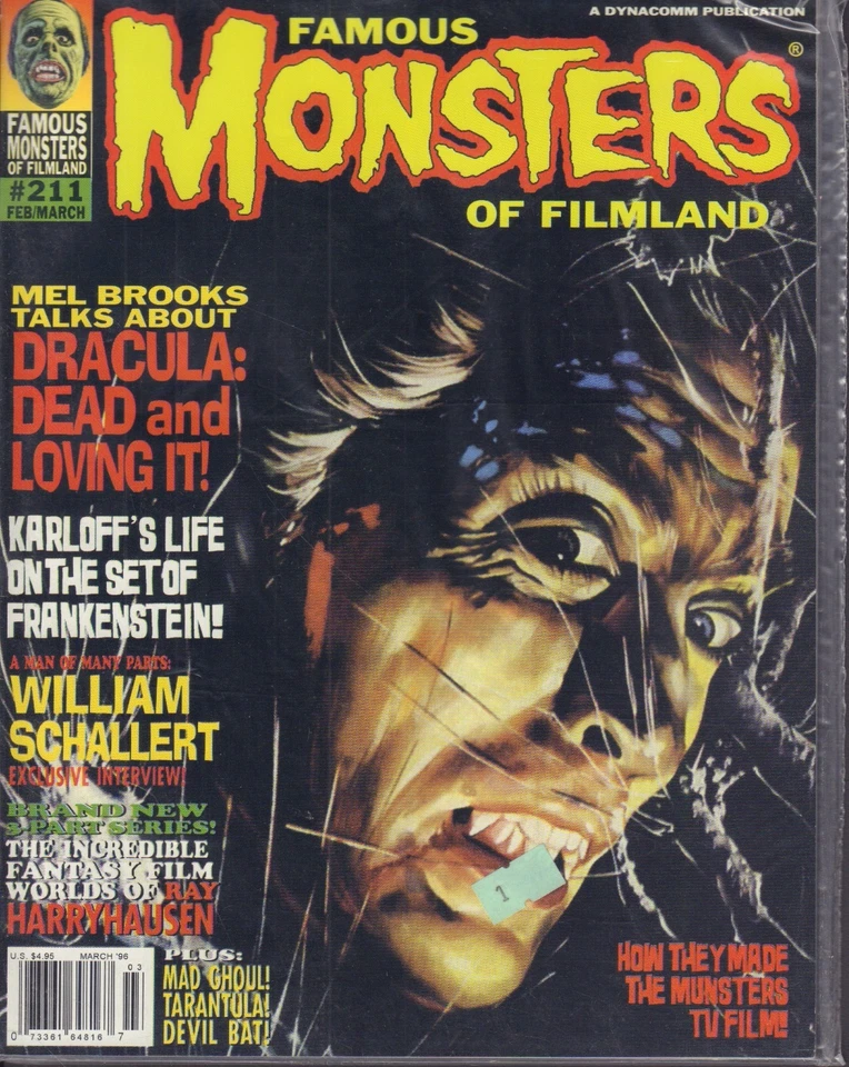 Famous Monsters Of Film Land February March #211 Dracula Karloff 013018DBE - Image 1 of 1