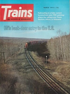 TRAINS Magazine Volume 34 Number 5 March 1974 - Bild 1 von 1