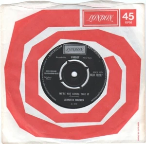 Jennifer Warren "We're Not Gonna Take It" London 1970 7" From "Tommy" - Picture 1 of 2