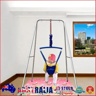 AU Kids Jumping Chair Adjustable Baby Swing Bouncing Seat Exercise Toy (Blue) • 41.76$